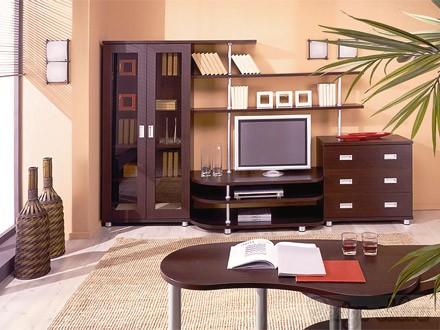 мебель для гостиной « дуэт» : мини-стенка-12 650,00 комод-4 100,00